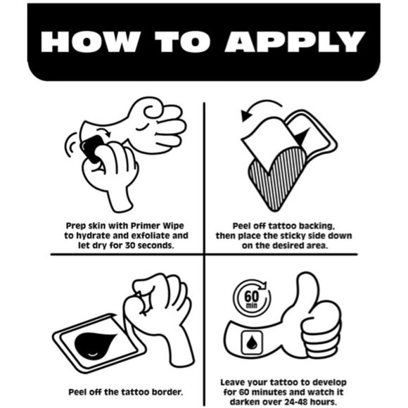 Inkbox Semi-Permanent Tattoo – Garden of Lilith Floral –Large- Lasts 1-2 Weeks - Picture 4 of 6